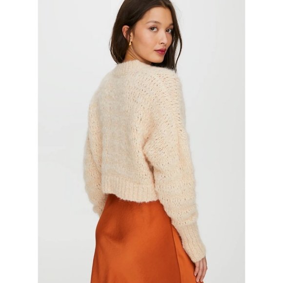 Aritzia Cream Knit Sweater - Picture 3 of 14
